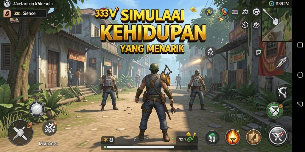 Tangkapan layar 333V menampilkan gameplay simulasi menarik dan interaksi beragam.