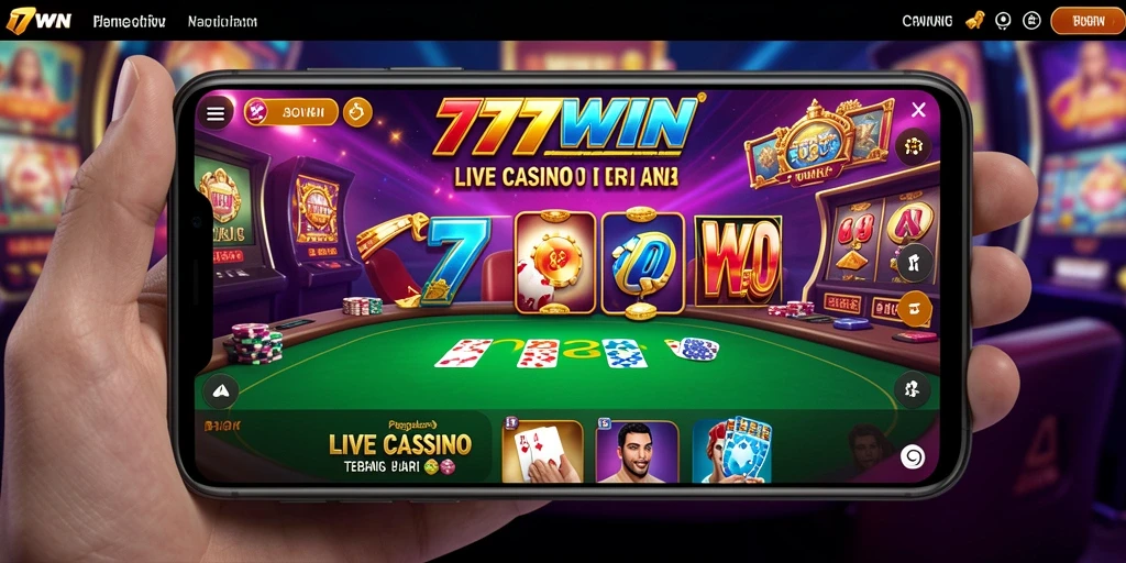 Gameplay dinamis dan interaktif Live Casino di 777WIN.