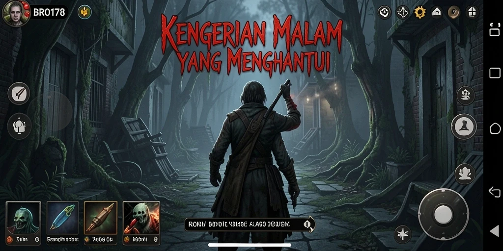 Gameplay menegangkan dengan suasana mencekam dalam BRO178.