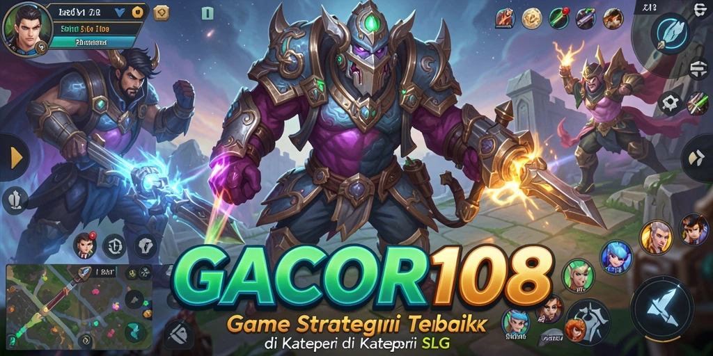 Tampilan gameplay SLG GACOR108 yang seru dan menantang.