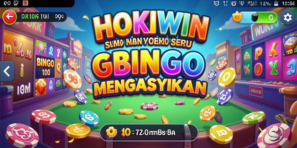 Tampilan menarik dan seru dari gameplay HOKIWIN Bingo.
