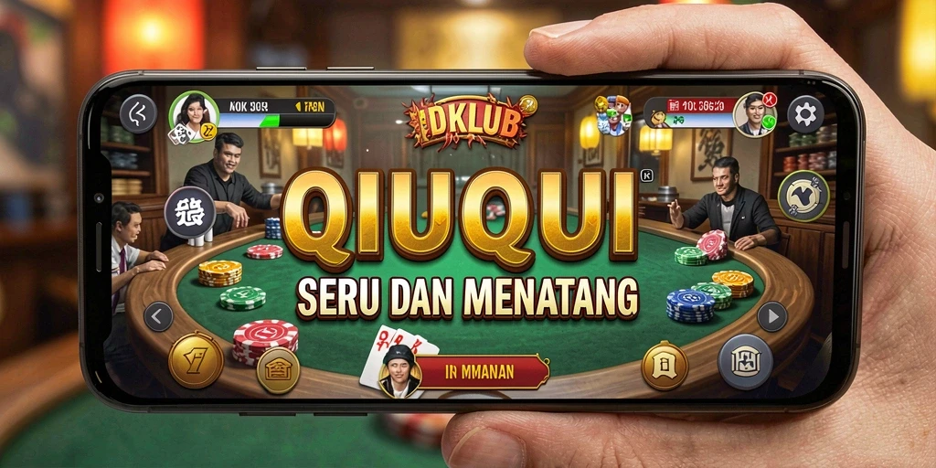 Tampilan gameplay QiuQiu yang seru dan kompetitif.