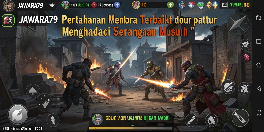 Gameplay seru JAWARA79 dengan strategi Tower Defense yang menantang.
