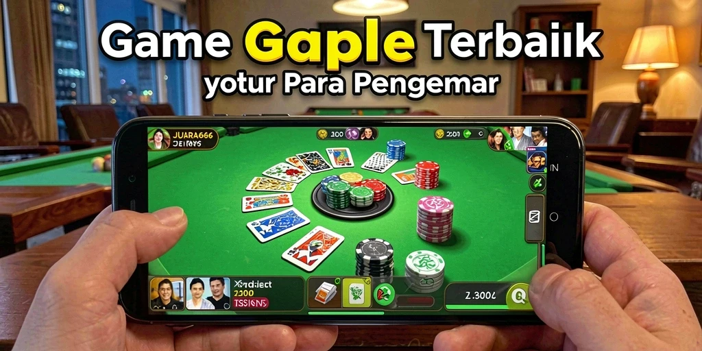 Screenshot JUARA666 menampilkan momen seru gameplay Gaple.