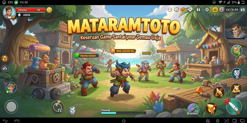 Tangkapan layar menampilkan keseruan gameplay Casual MATARAMTOTO.