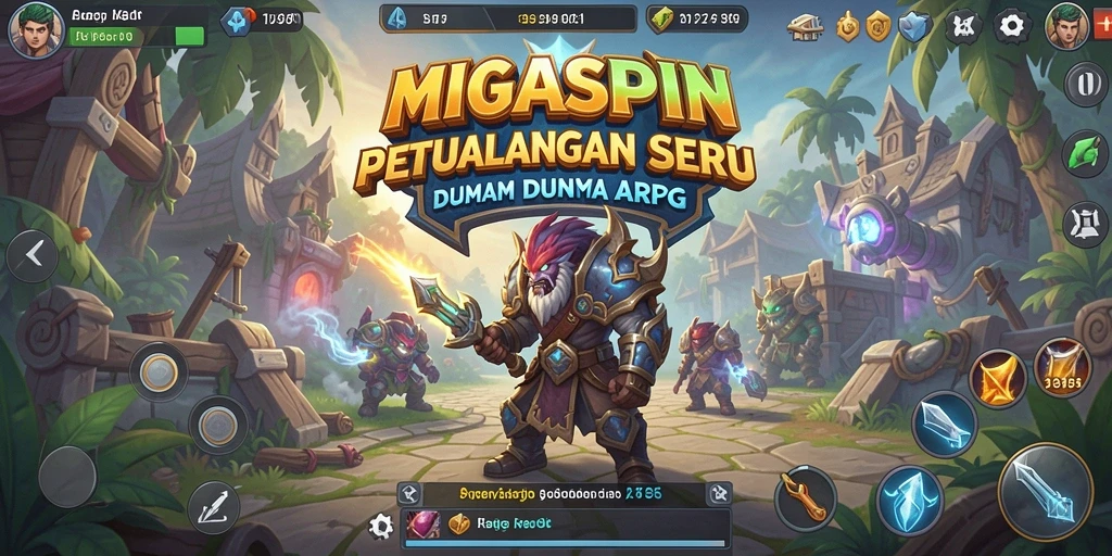 Gameplay seru dan penuh aksi di MIGASPIN!