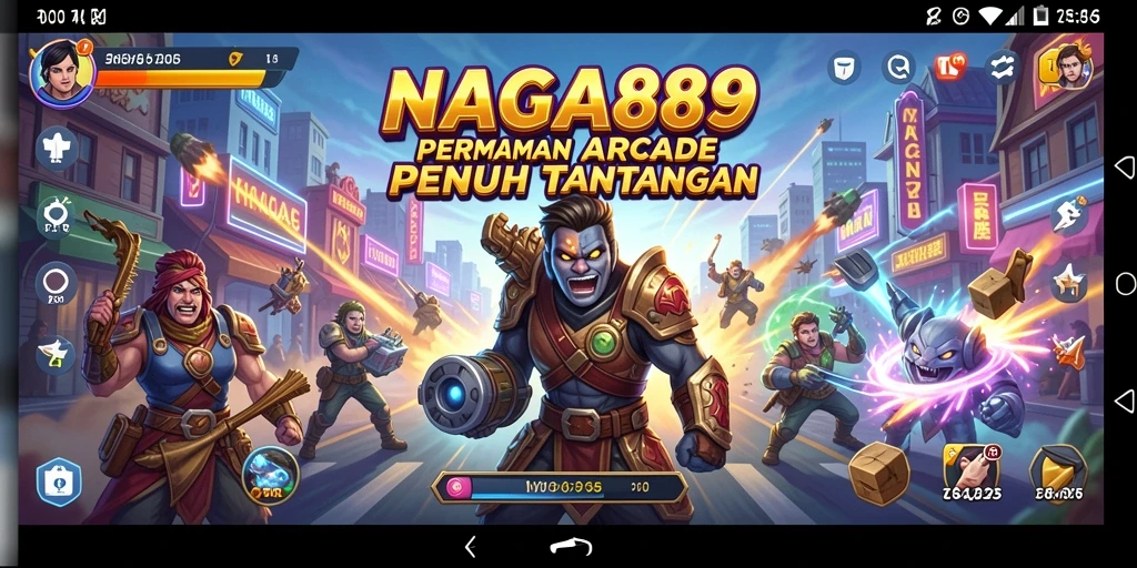 Tampilan gameplay seru di NAGA889 yang memacu adrenaline.