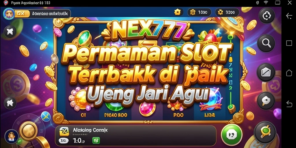 Screenshot NEX777 menampilkan pengalaman bermain slot yang mengasyikkan.