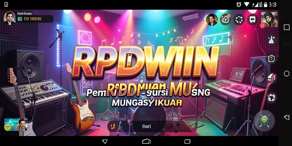 Tangkapan layar menunjukkan gameplay RPIDWIN yang seru dan interaktif.