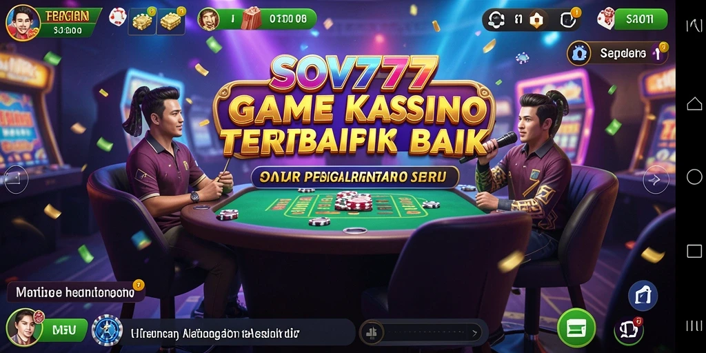 Tampilan game Kasino SOV777 yang menarik dan menantang.