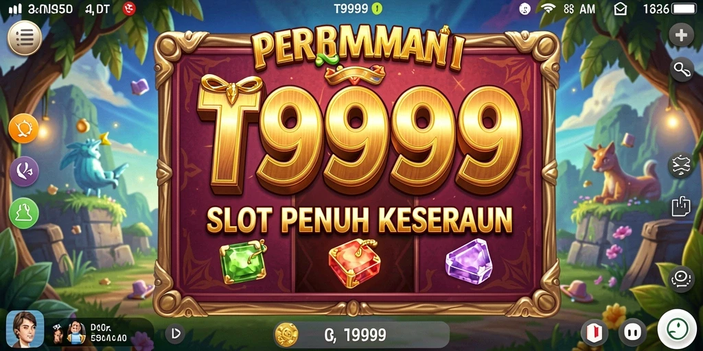 Gameplay T9999 yang menarik dengan berbagai slot seru.